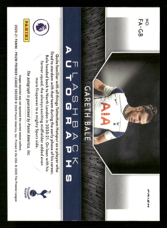 2020-21 Panini Prizm Premier League #FA-GB Gareth Bale Flashback Auto Breakaway