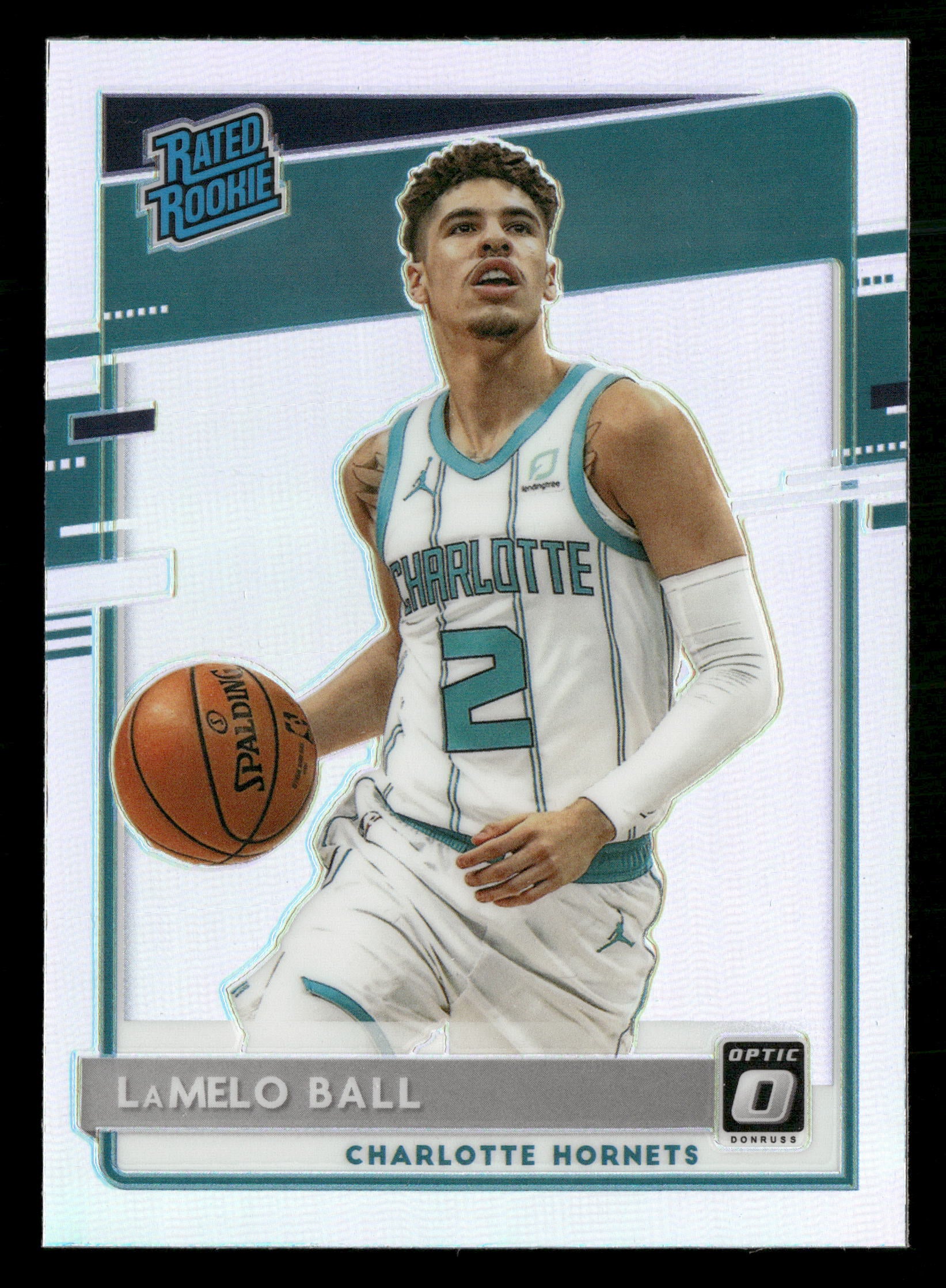 2020-21 Donruss Optic #153 LaMelo Ball Silver Prizm RC