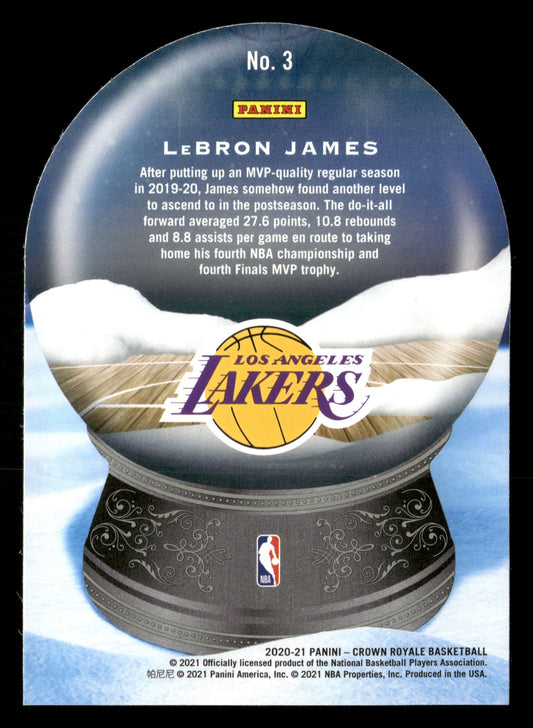 2020-21 Panini Crown Royale #2 Stephen Curry Sno Globe Asia Red