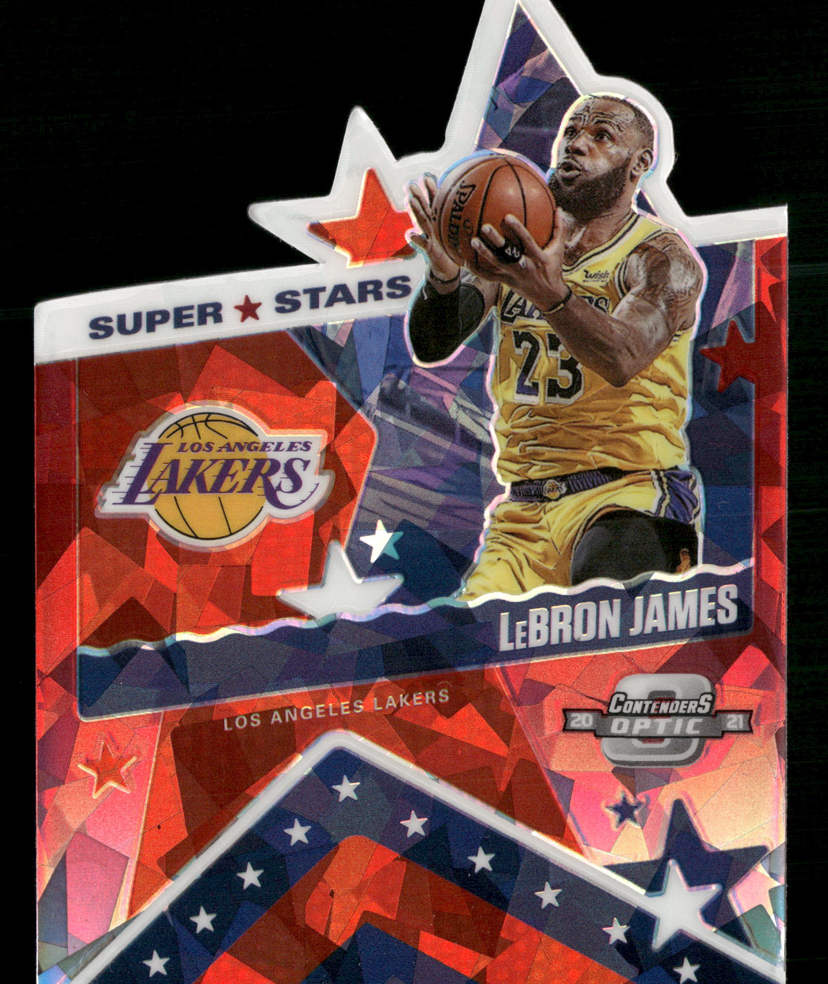 2020-21 Panini Contenders Optic #3 LeBron James Superstars
