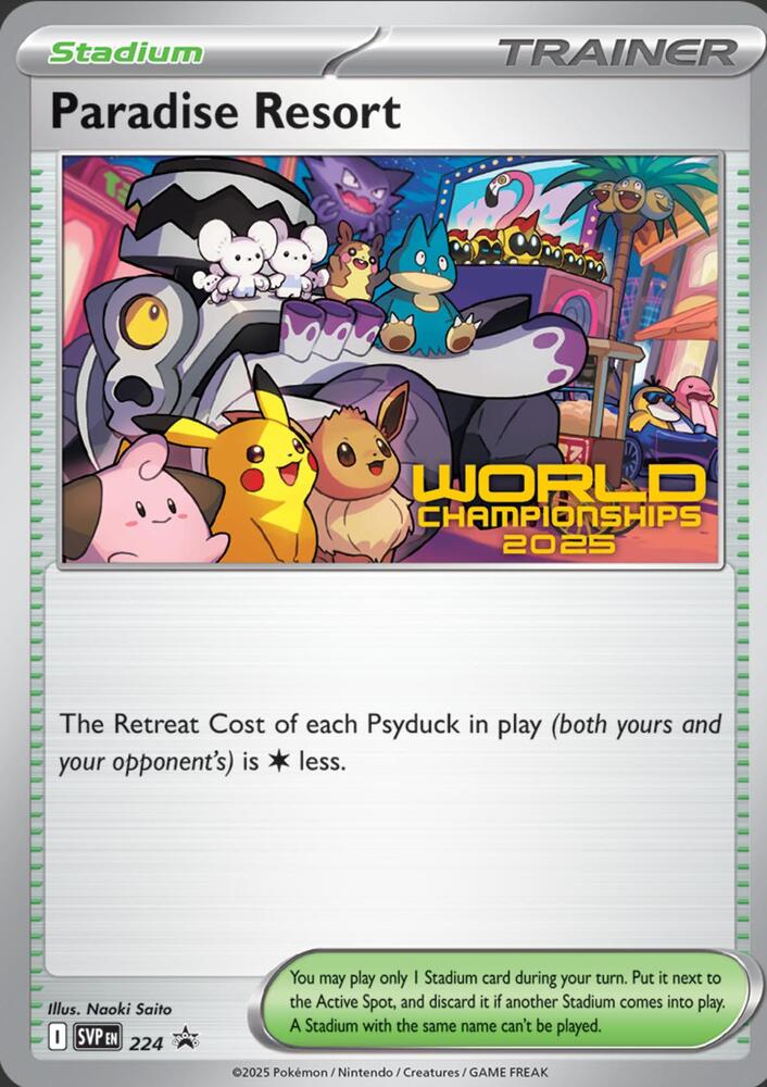 2023 Pokemon SV: Scarlet & Violet Promo Cards Paradise Resort - 224 Promo
