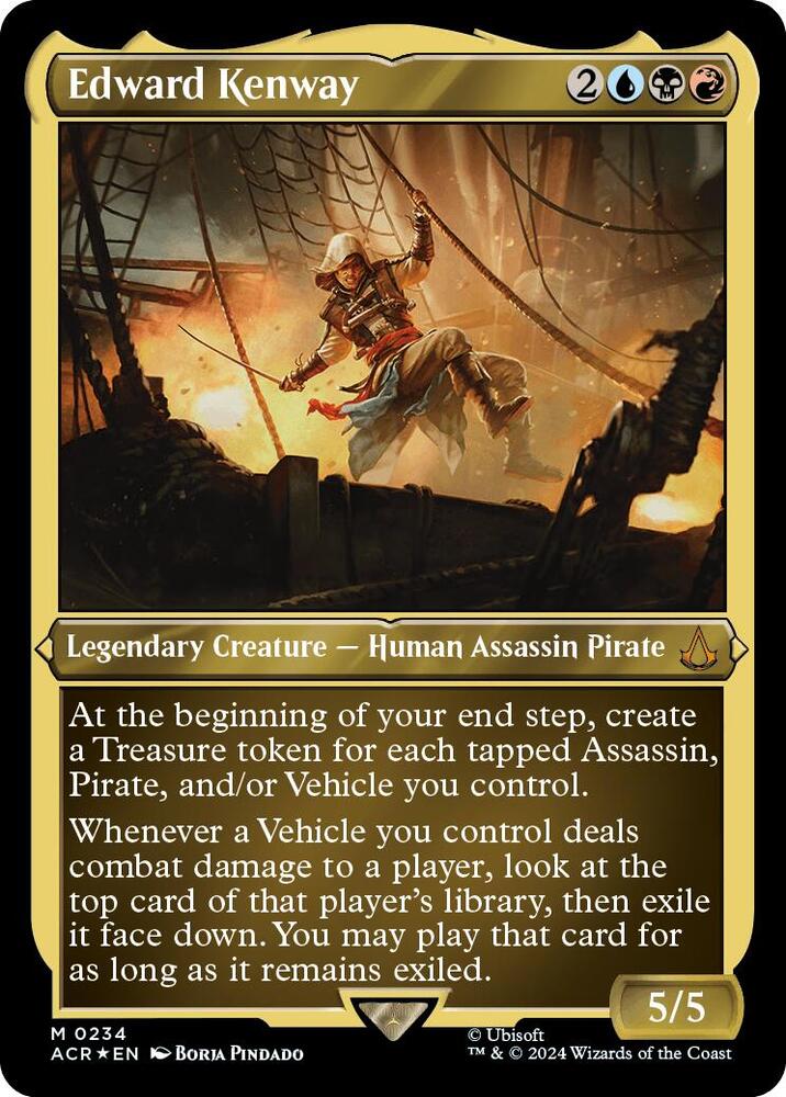 Edward Kenway 234 (Universes Beyond: Assassin's Creed)  - Etched Foil