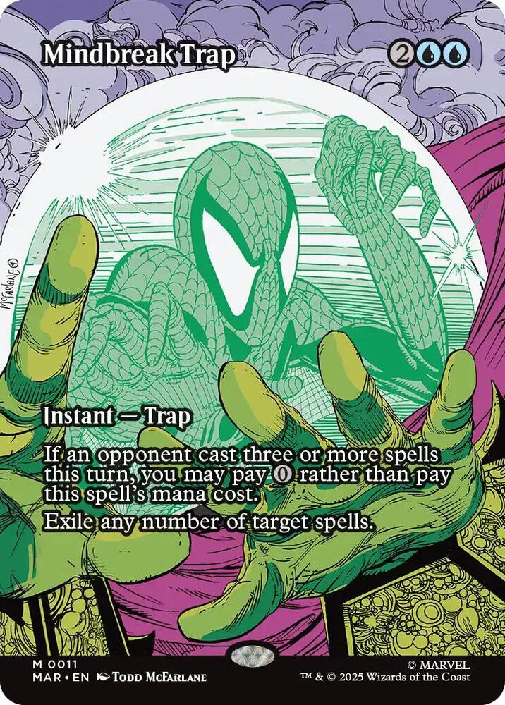 MTG Marvel Universe Eternal-Legal 11 Mindbreak Trap (Borderless) M NM