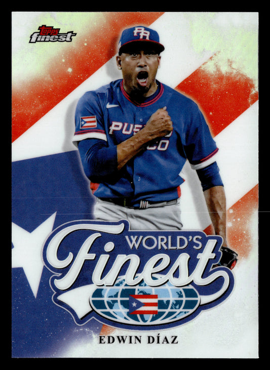 2026 Finest #WF-30 Edwin Díaz World's Finest Refractors