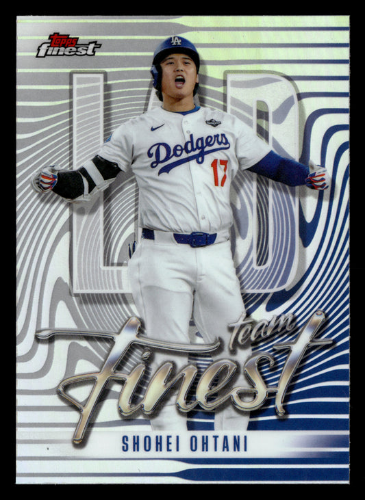 2026 Finest #TF-15 Shohei Ohtani Topps Team Finest Refractors