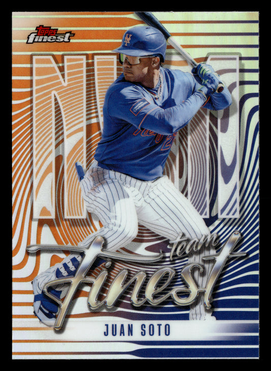 2026 Finest #TF-14 Juan Soto Topps Team Finest Refractors