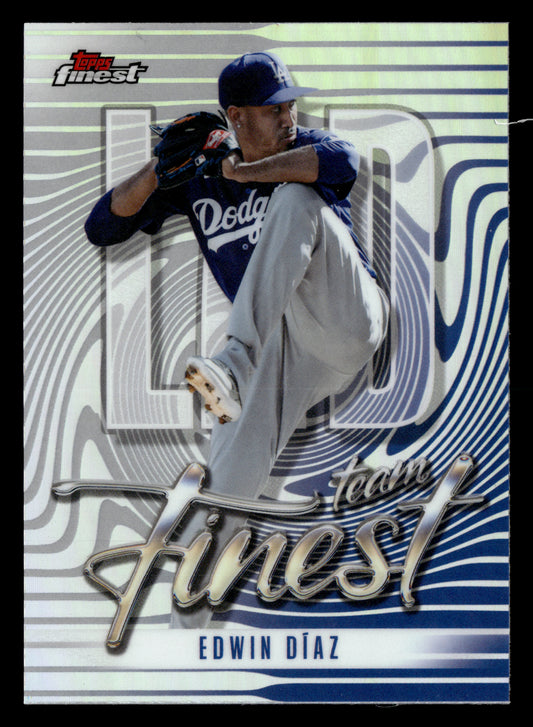 2026 Finest #TF-6 Edwin Díaz Topps Team Finest Refractors