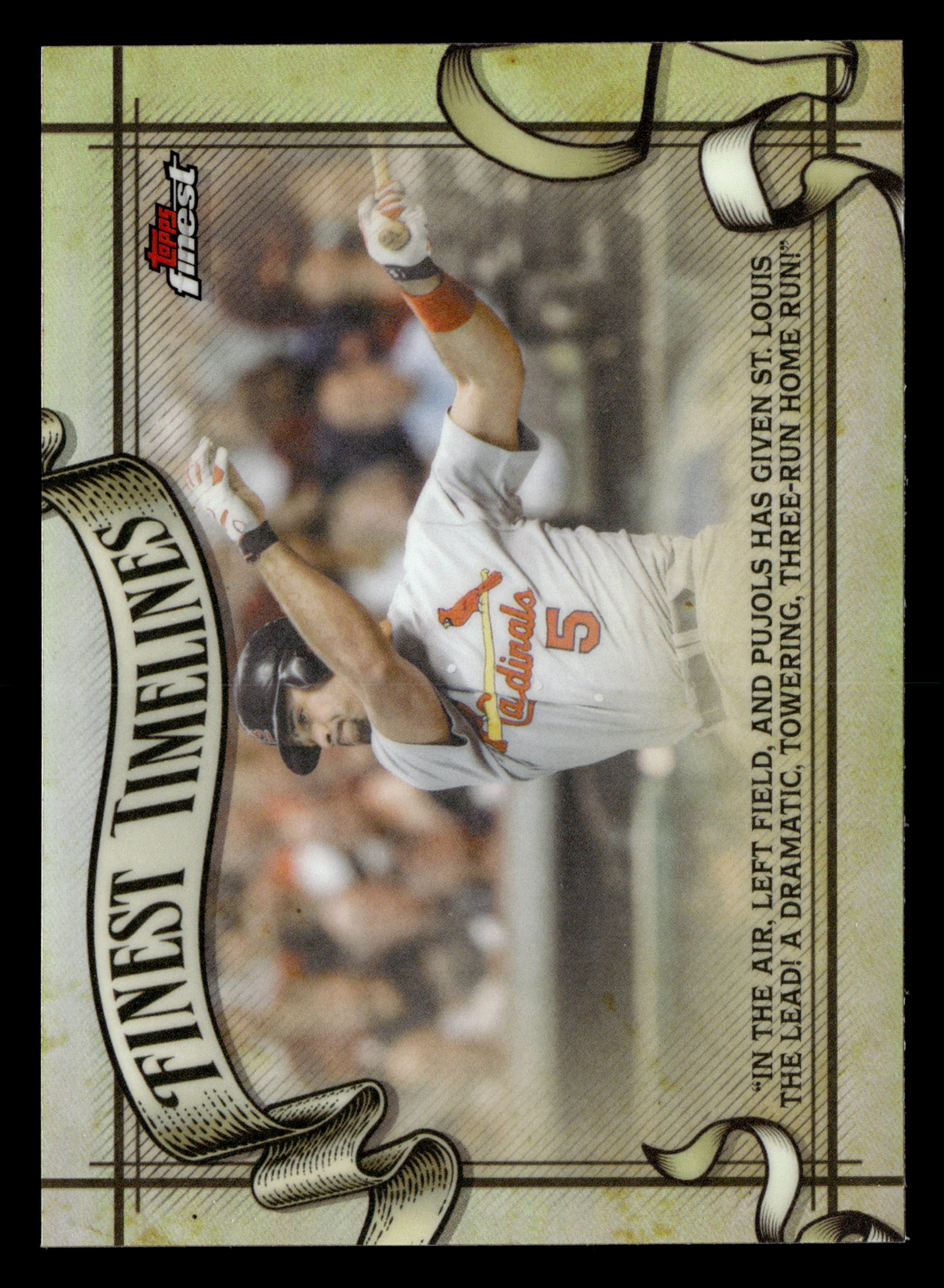 2026 Finest #FT-28 Albert Pujols Finest Timelines Refractors