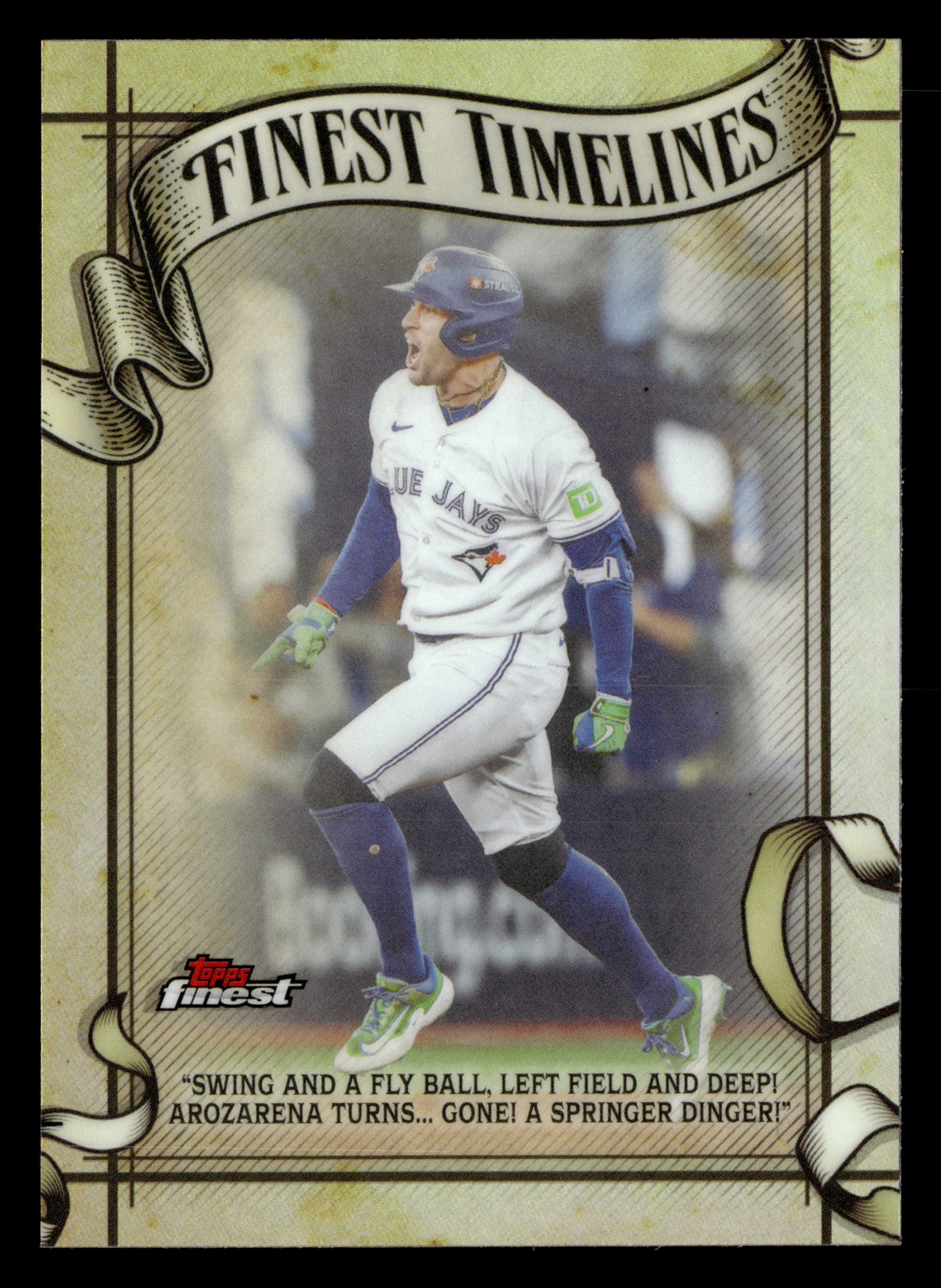 2026 Finest #FT-27 George Springer Finest Timelines Refractors