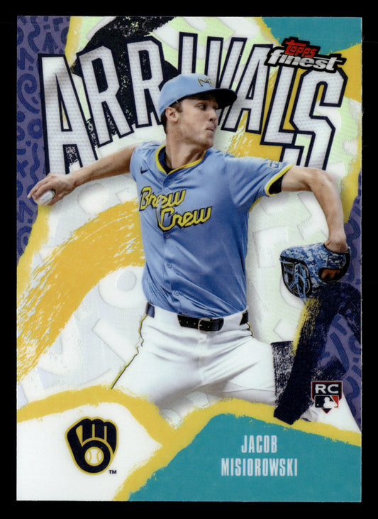 2026 Finest #A-18 Jacob Misiorowski Arrivals Refractors