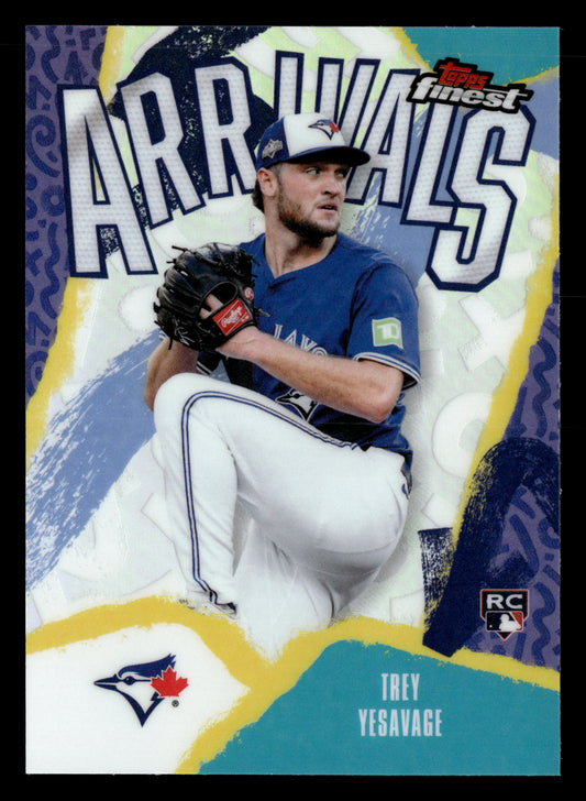 2026 Finest #A-8 Trey Yesavage Arrivals Refractors