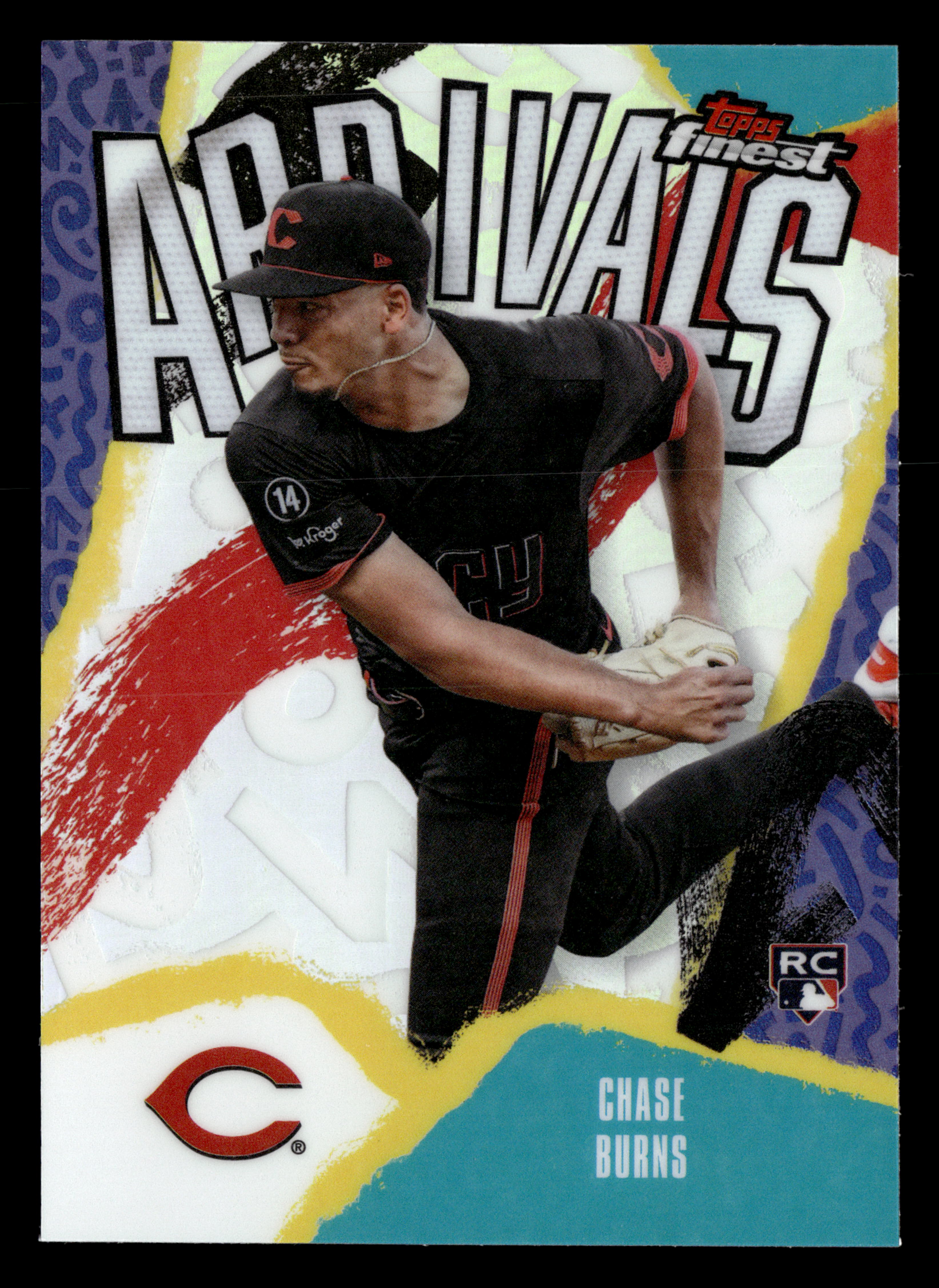 2026 Finest #A-5 Chase Burns Arrivals Refractors