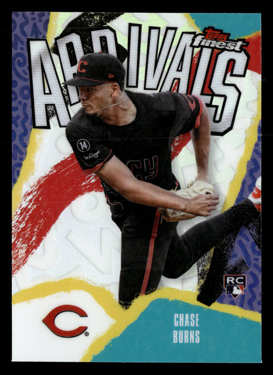 2026 Finest #A-5 Chase Burns Arrivals Refractors