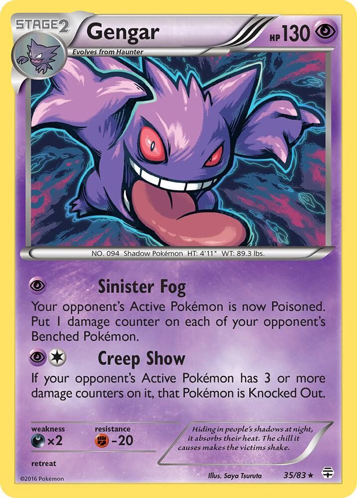 Gengar 35/83 (Generations)  - Holofoil