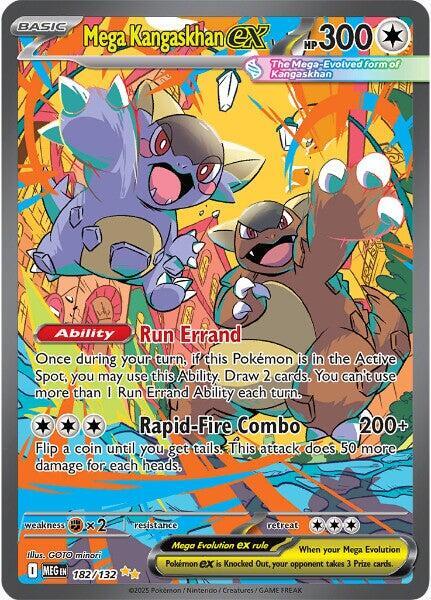2025 Pokemon ME01: Mega Evolution Mega Kangaskhan ex - 182/132 SIR