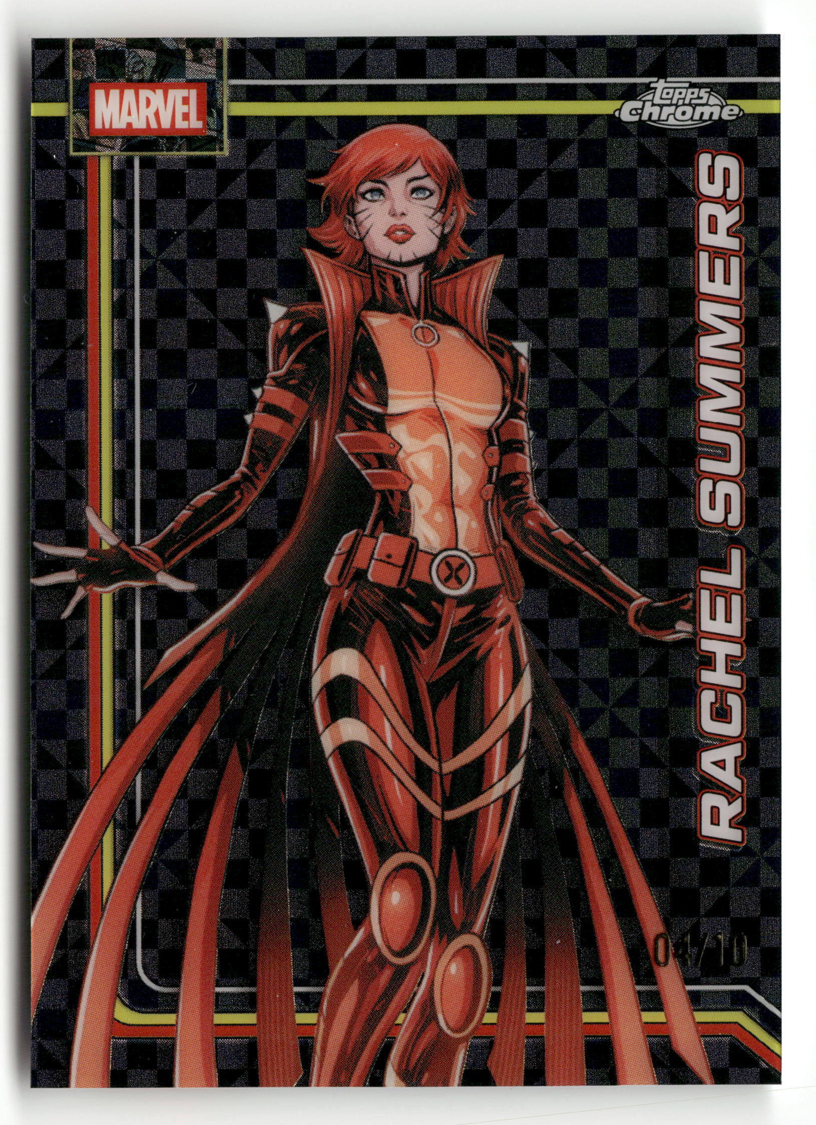 2026 Topps Chrome Marvel Comics #141 Rachel Summers Black X-Fractor