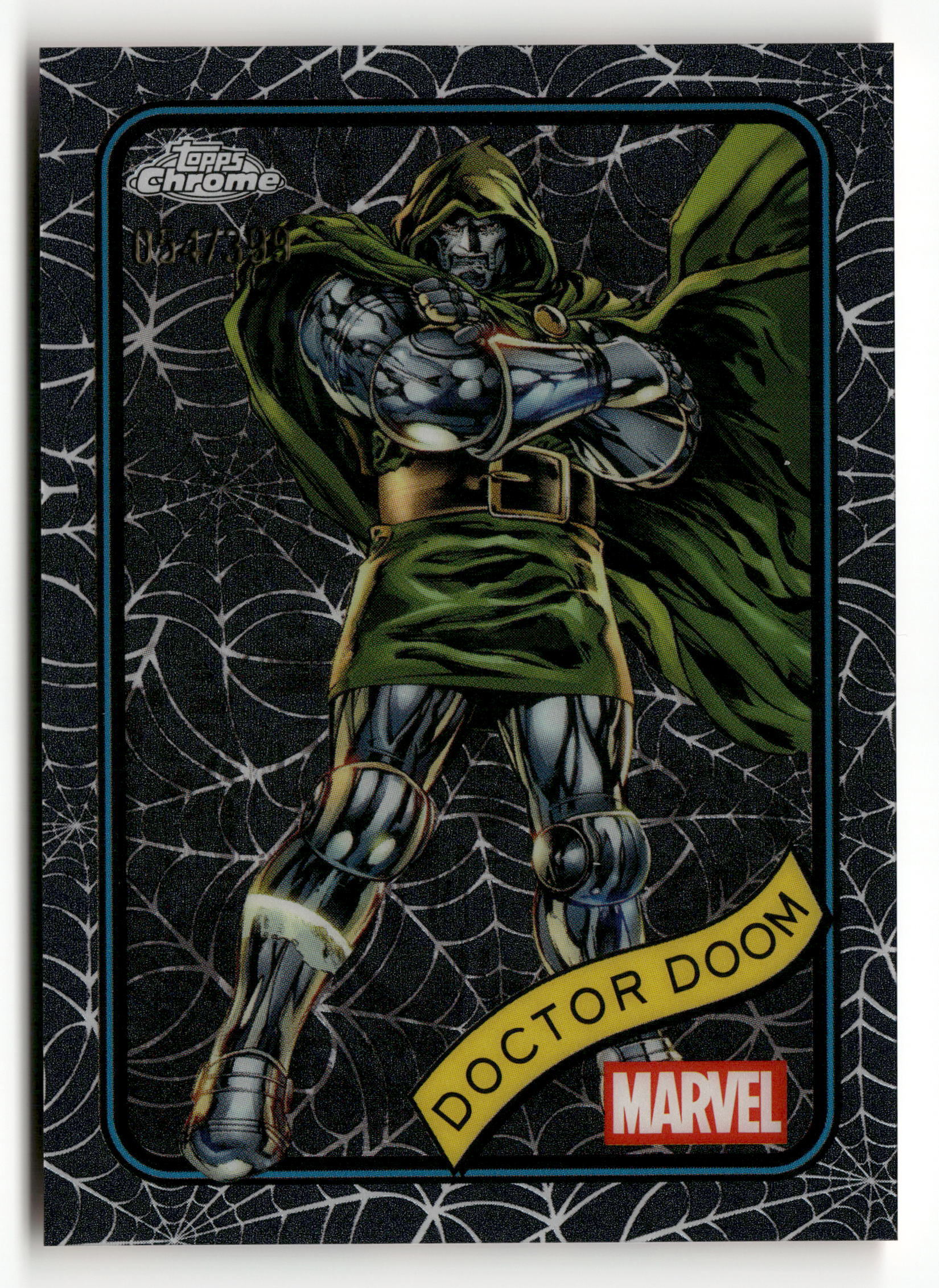 2025 Topps Chrome Marvel #148 Doctor Doom Spider Web