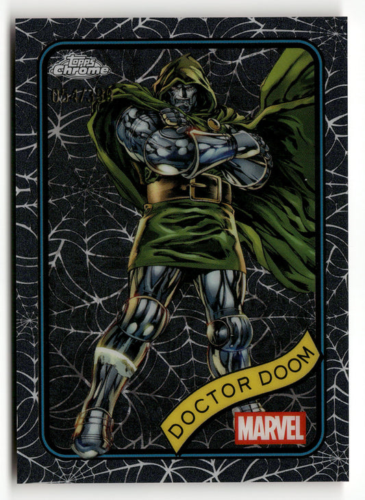 2025 Topps Chrome Marvel #148 Doctor Doom Spider Web