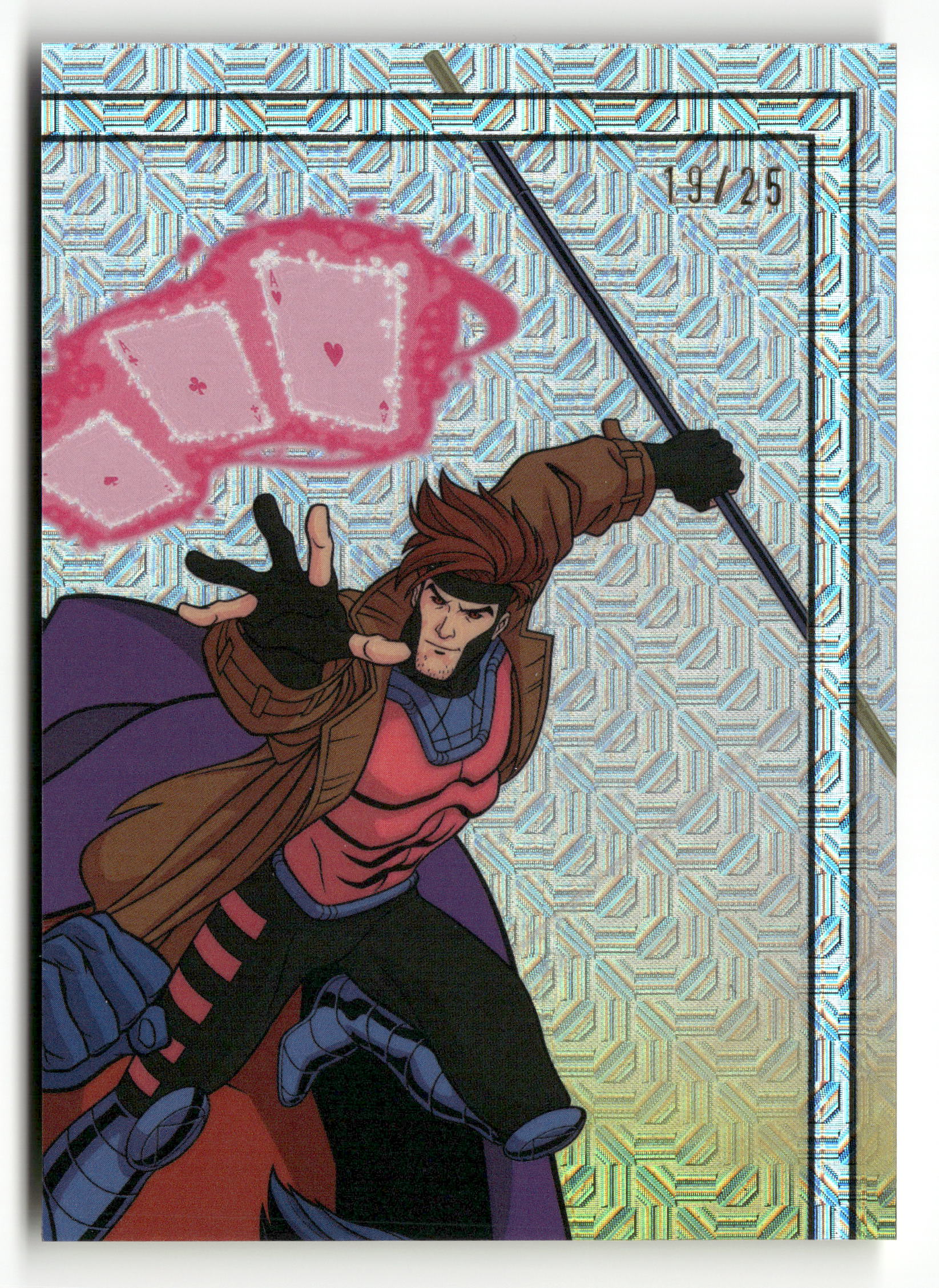 2025 Topps Finest X-Men '97 #DNN-3 Row 1, Right Da Nanana Naaaa Mojo  /25