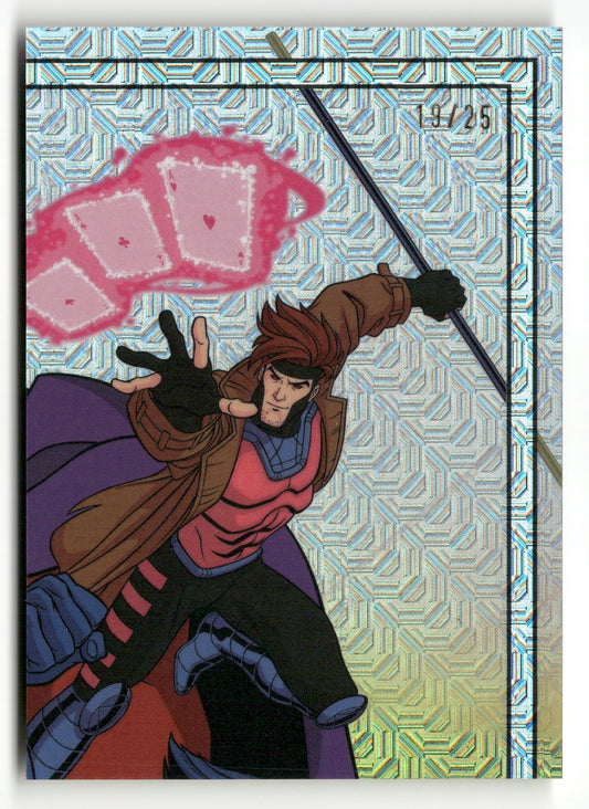 2025 Topps Finest X-Men '97 #DNN-3 Row 1, Right Da Nanana Naaaa Mojo  /25