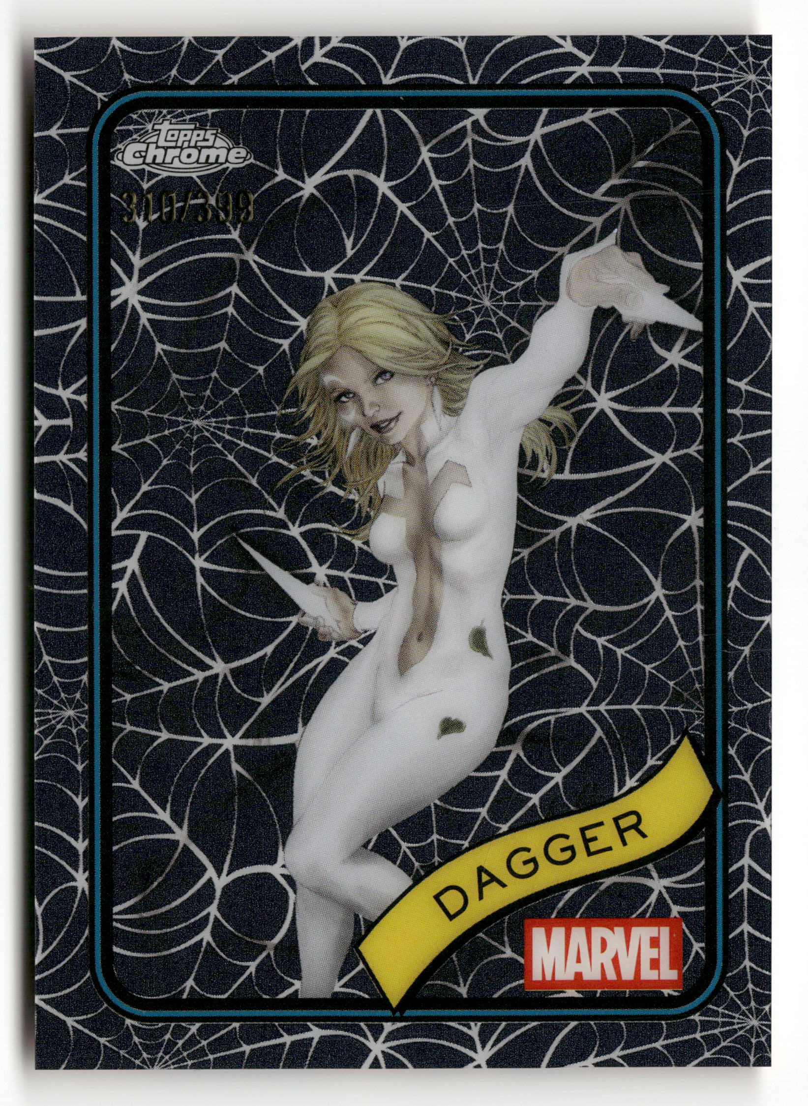 2025 Topps Chrome Marvel #97 Daredevil Spider Web /399
