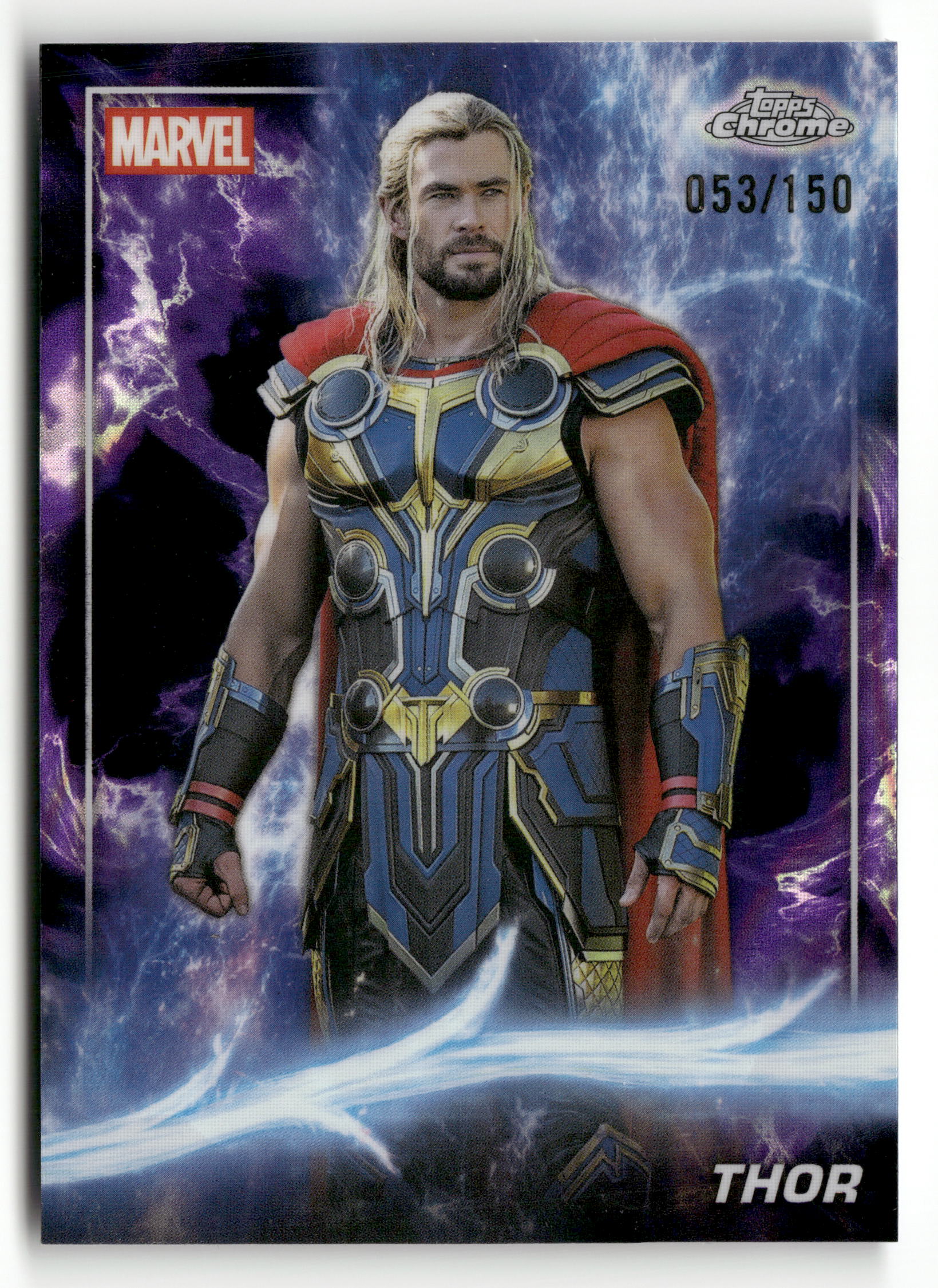 2025 Topps Chrome Marvel Studios #134 Thor /150 Agatha Refractor