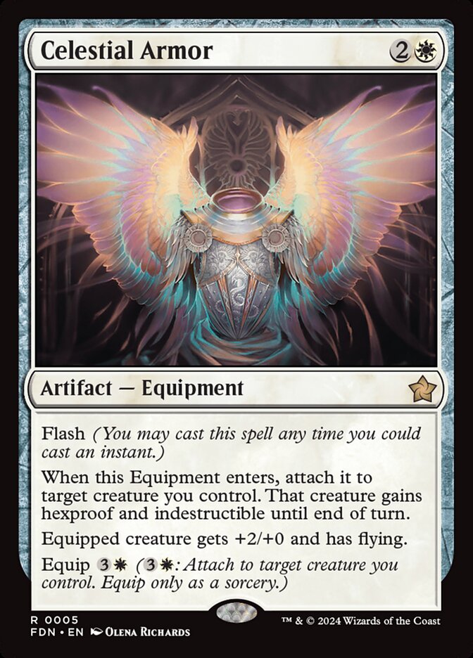 Celestial Armor 5/291 (Foundations)  - Foil