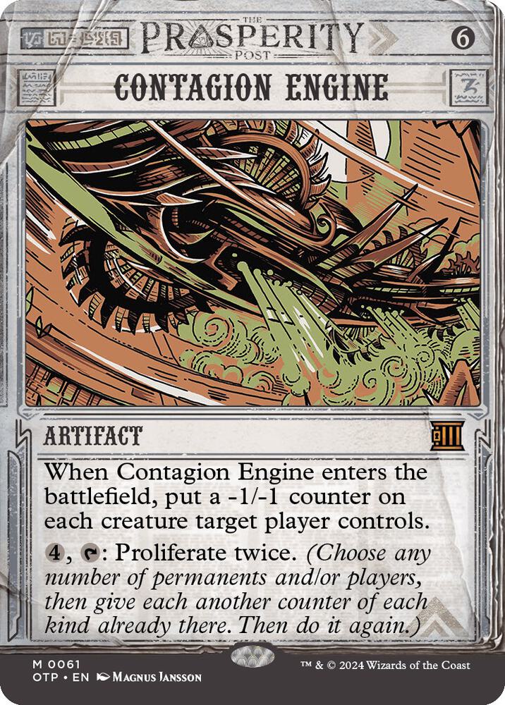 Contagion Engine 61 (Outlaws of Thunder Junction: Breaking News)  - Showcase