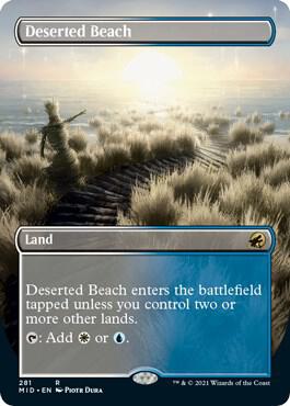 Deserted Beach Borderless 281/277 (Innistrad: Midnight Hunt) 