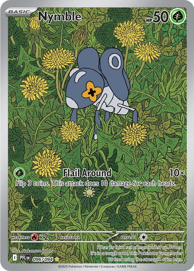 2025 Pokemon ME02: Phantasmal Flames Nymble - 096/094 Illustration Rare
