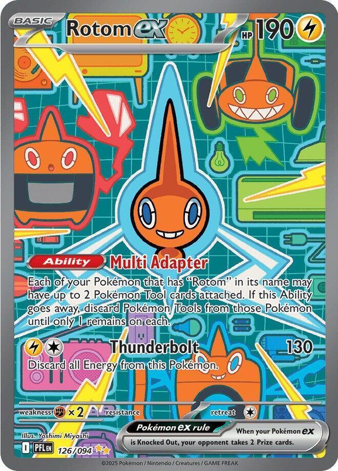 2025 Pokemon ME02: Phantasmal Flames Rotom ex - 126/094 SIR
