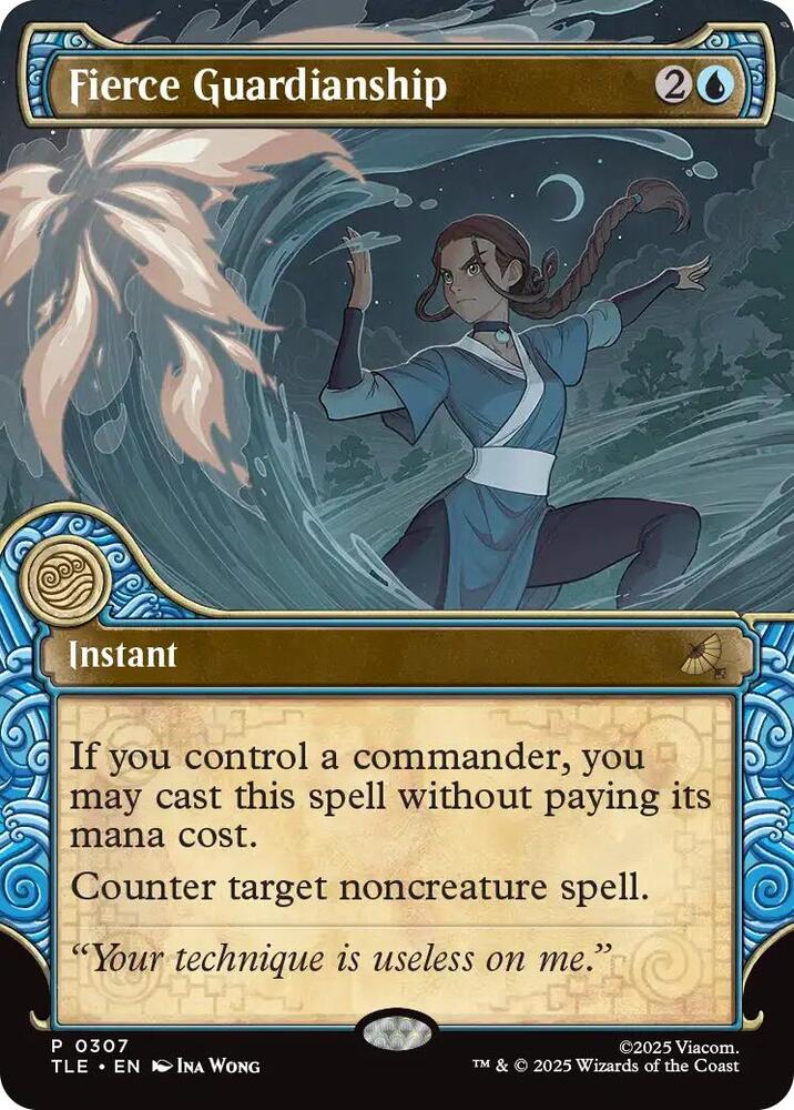 MTG Avatar: The Last Airbender: 307 Fierce Guardianship (Showcase) P NM