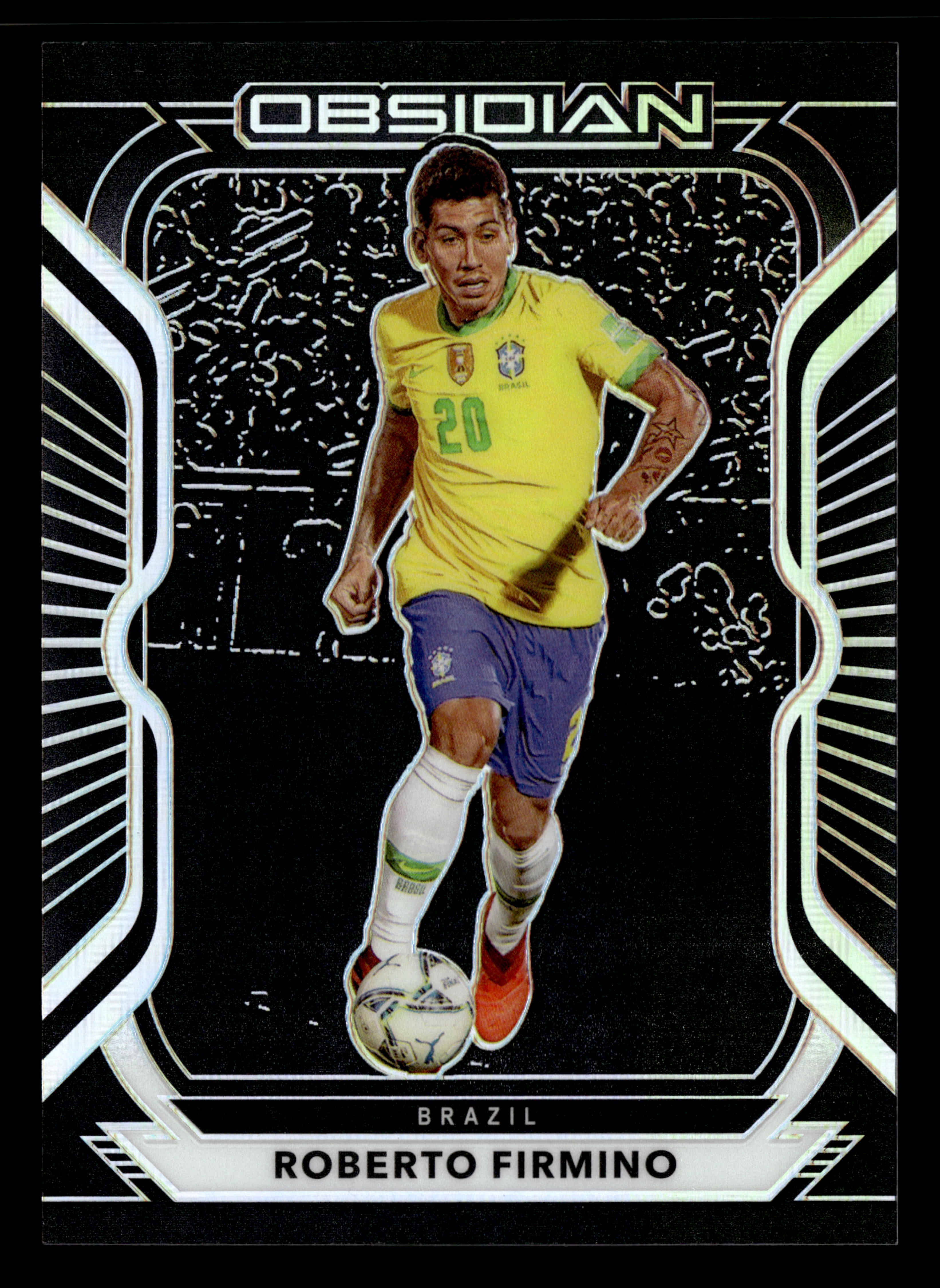 2020-21 Panini Obsidian #30 Roberto Firmino #/195