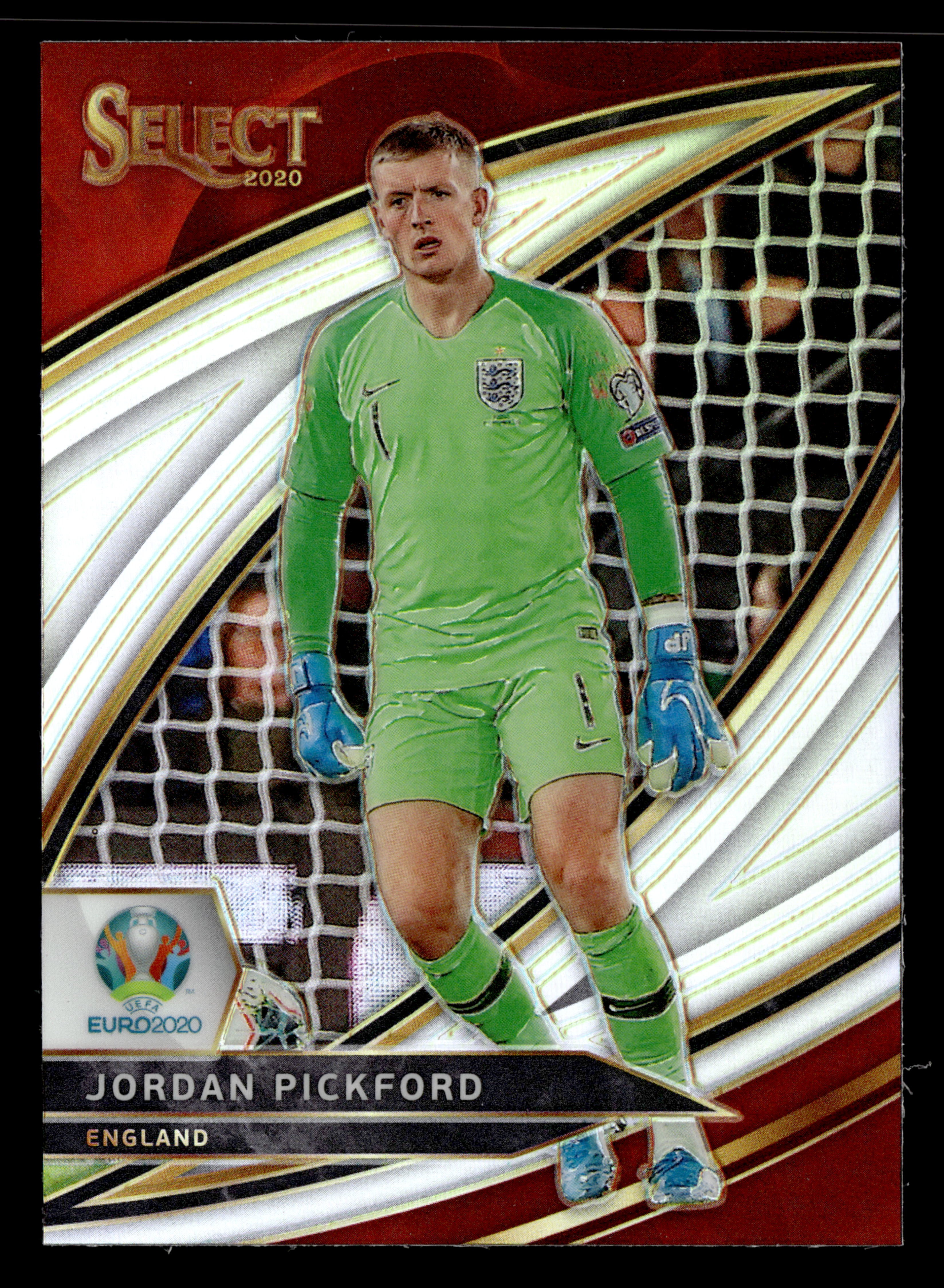 2020 Panini Select UEFA Euro #221 Jordan Pickford Silver Prizm