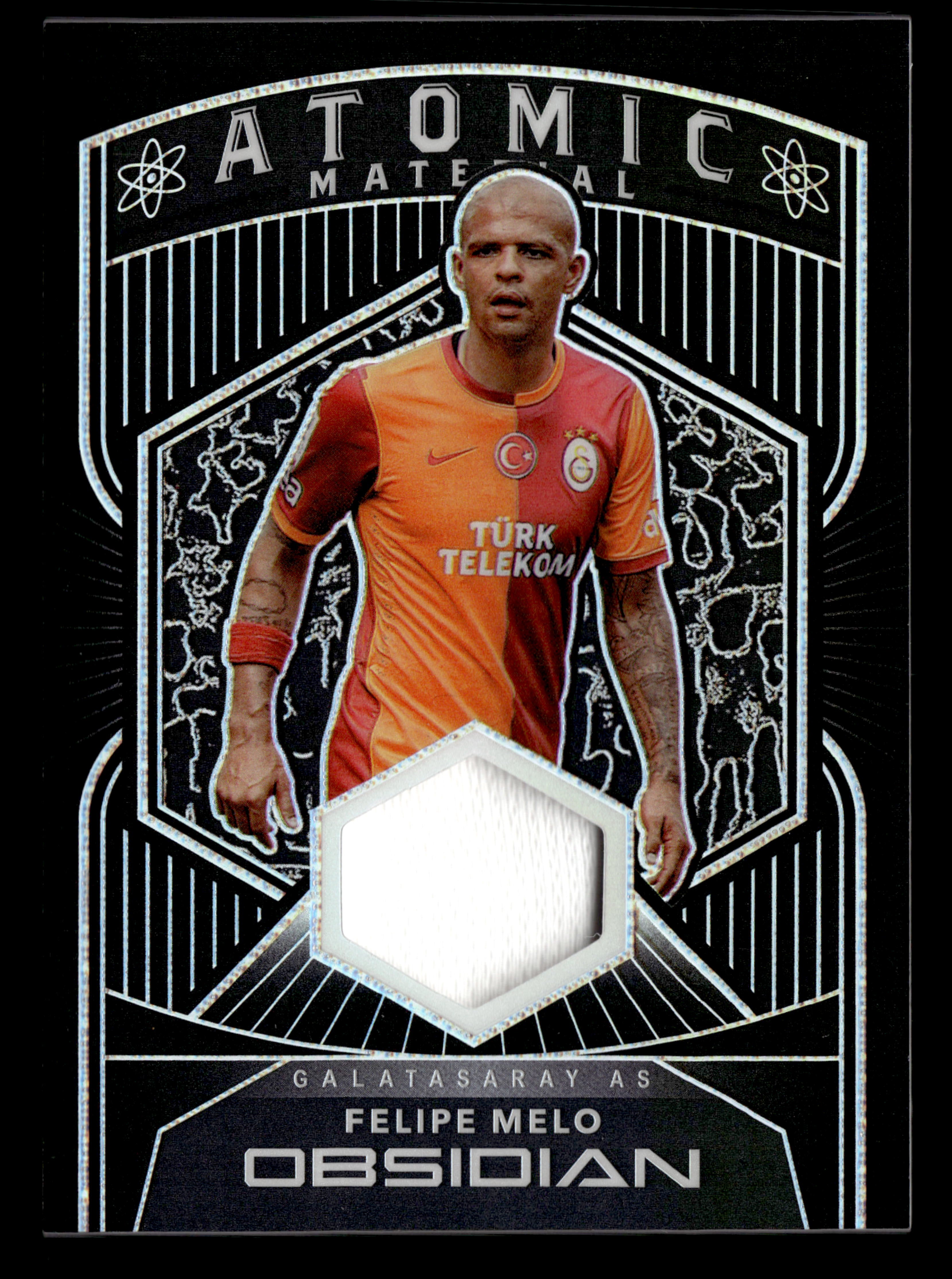 2020-21 Panini Obsidian #AT-FM Felipe Melo Atomic Material Relics #/149