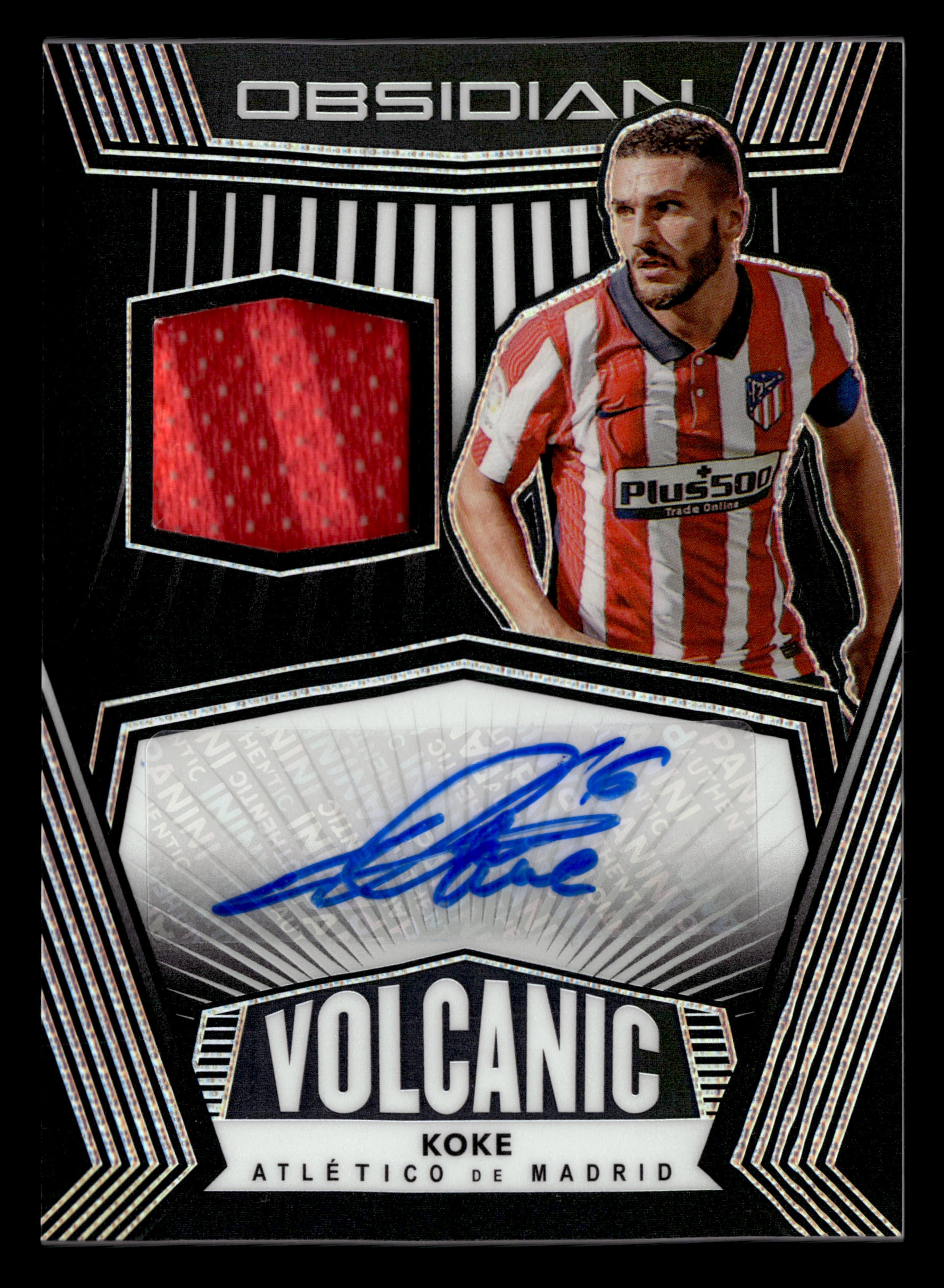 2020-21 Panini Obsidian #VO-K Koke Volcanic Material Signatures #/99