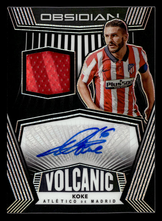 2020-21 Panini Obsidian #VO-K Koke Volcanic Material Signatures #/99