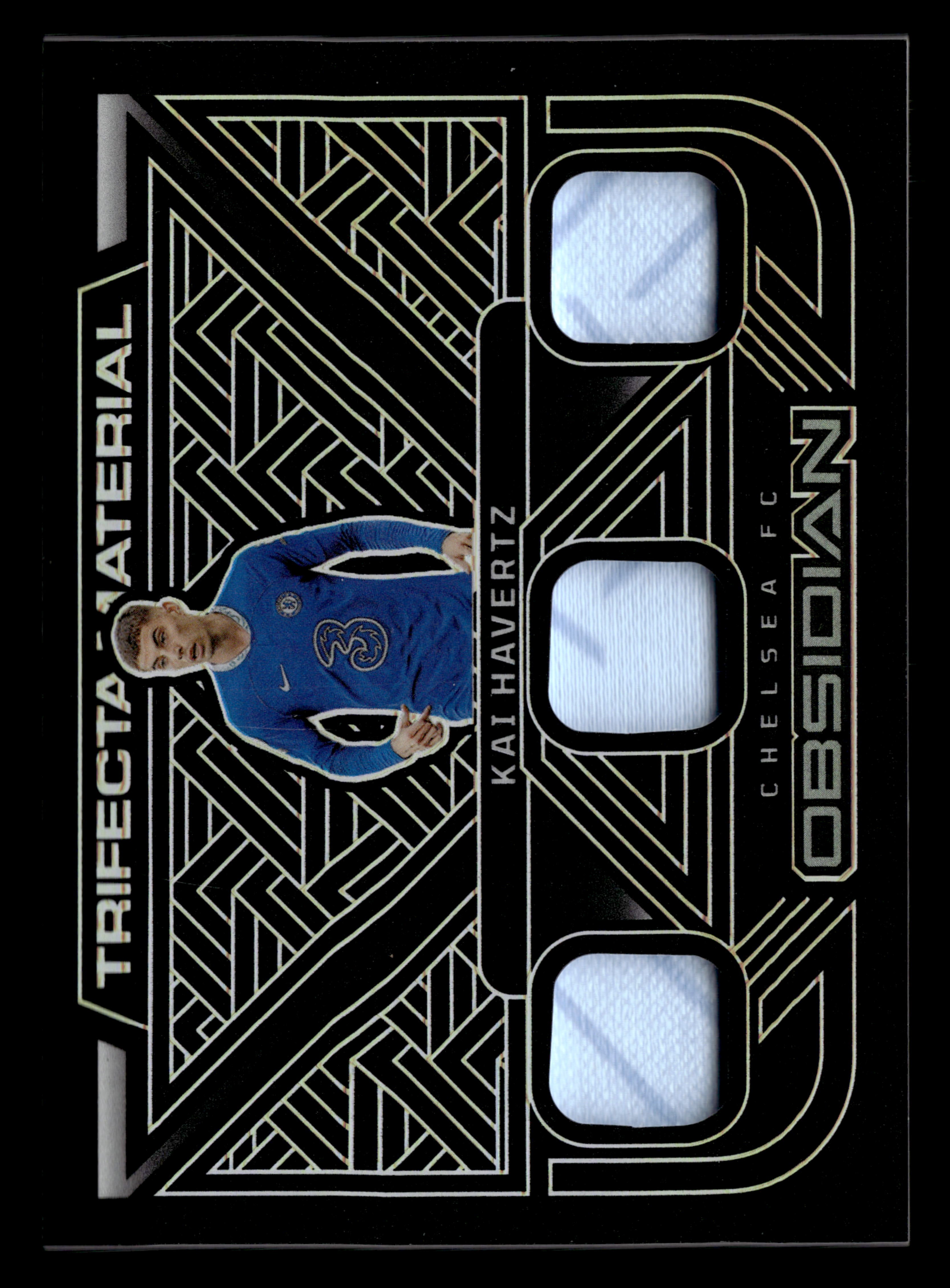 2022-23 Panini Obsidian #TM-KAI Kai Havertz Trifecta Material #/199