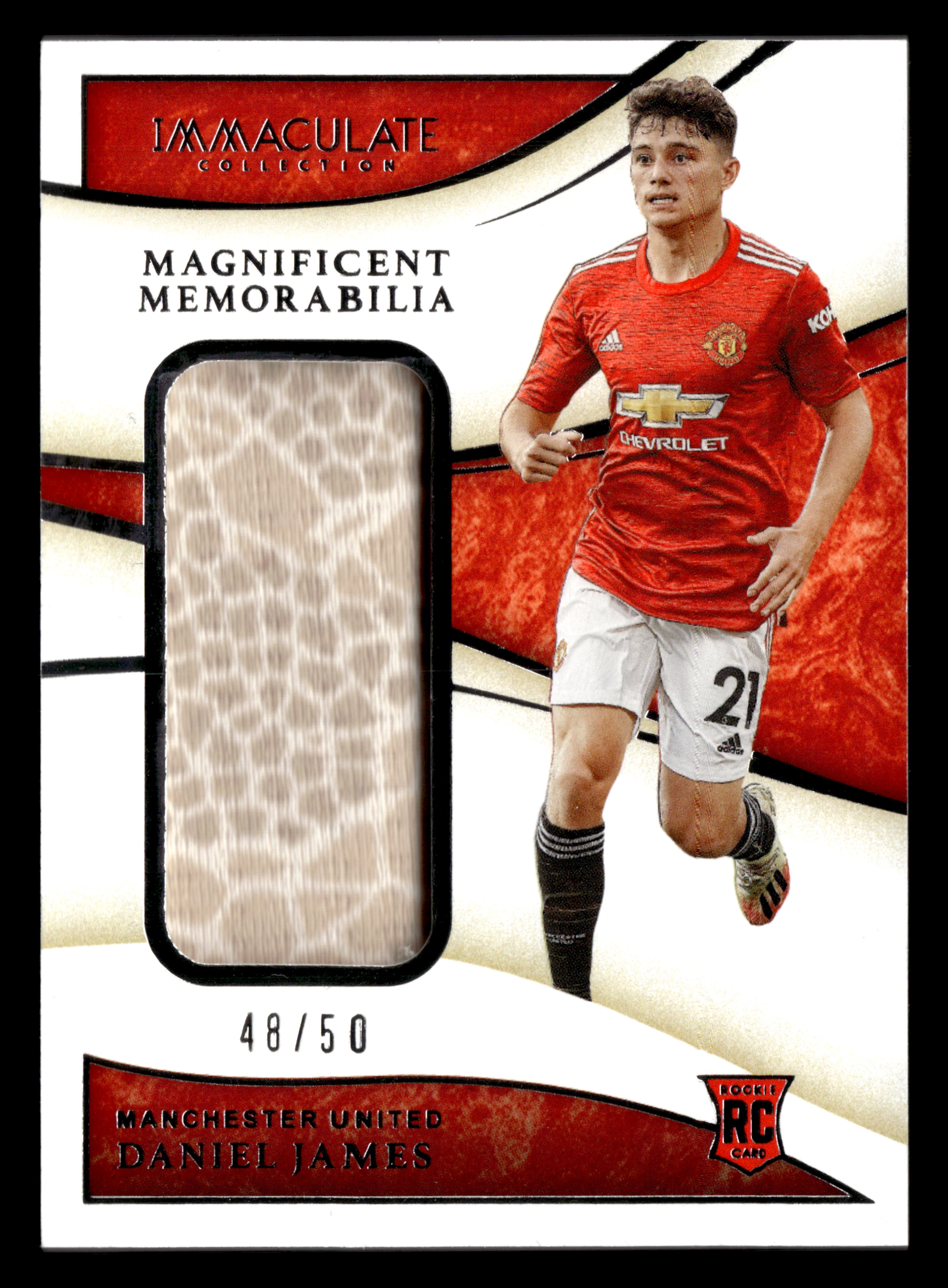 2020 Panini Immaculate #MG-DJ Daniel James Magnificent Memorabilia #/50