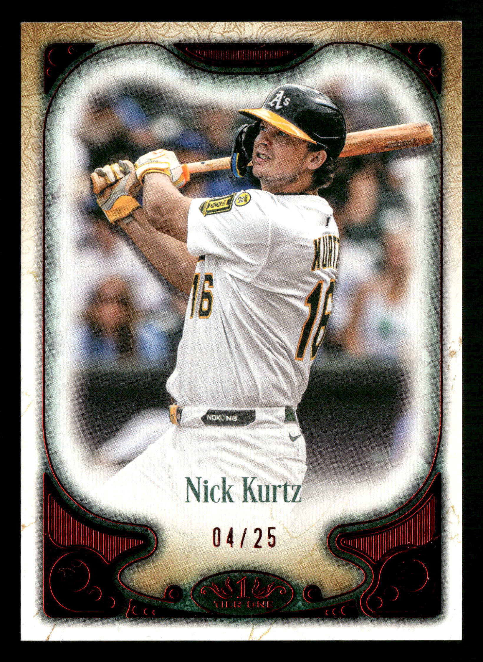 2026 Topps Tier One #21 Nick Kurtz Red #/25