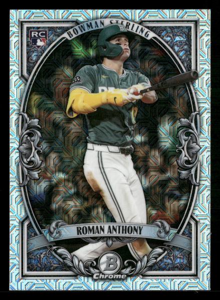 2026 Bowman #BST-12 Roman Anthony Bowman Sterling Mojo Refractors