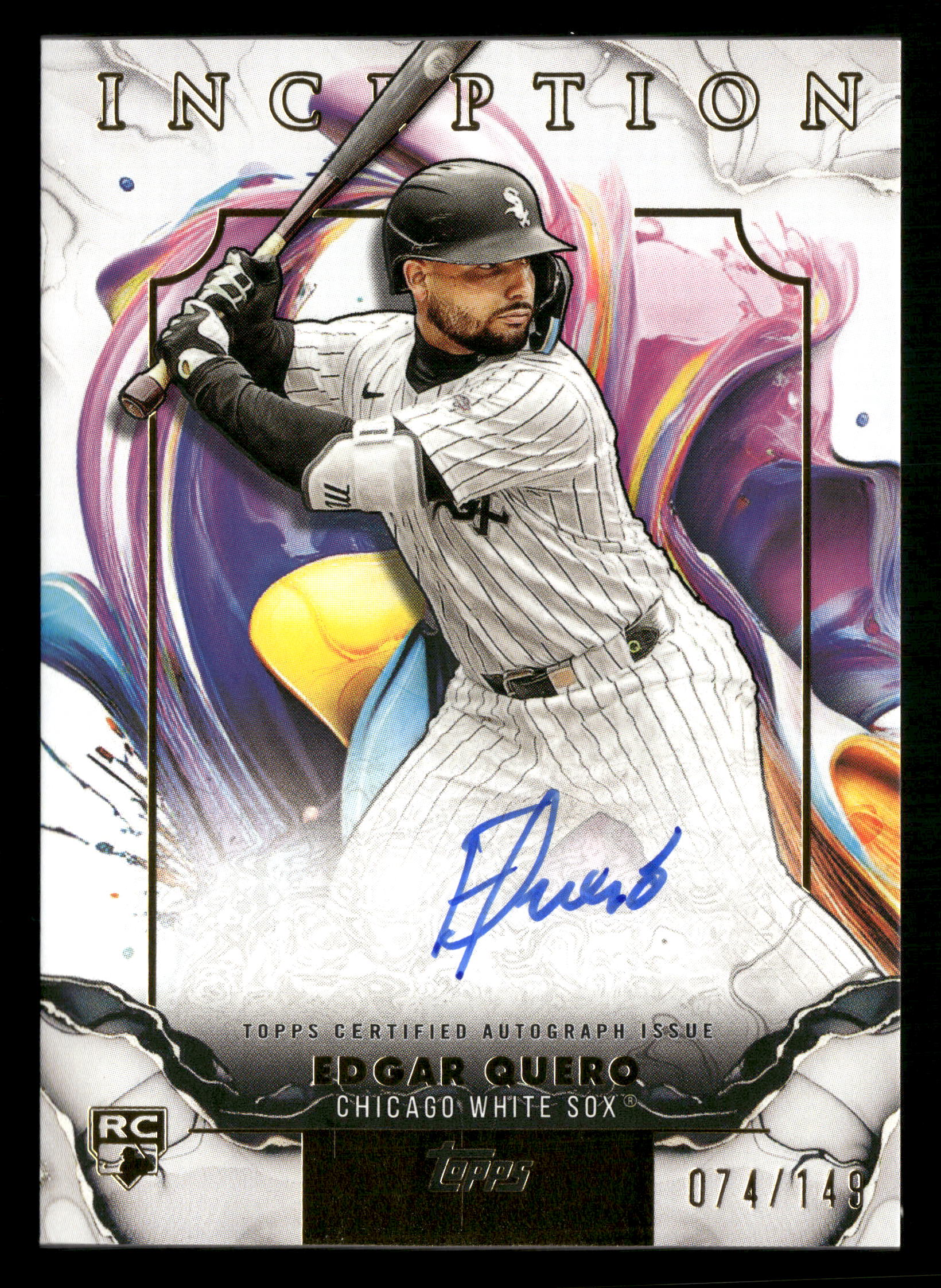2025 Inception #RESA-EQ Edgar Quero Rookie and Emerging Stars Auto #/149
