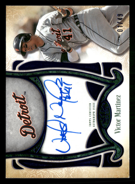 2026 Topps Tier One #TSS-VM Victor Martinez Top Shelf Signatures #/49