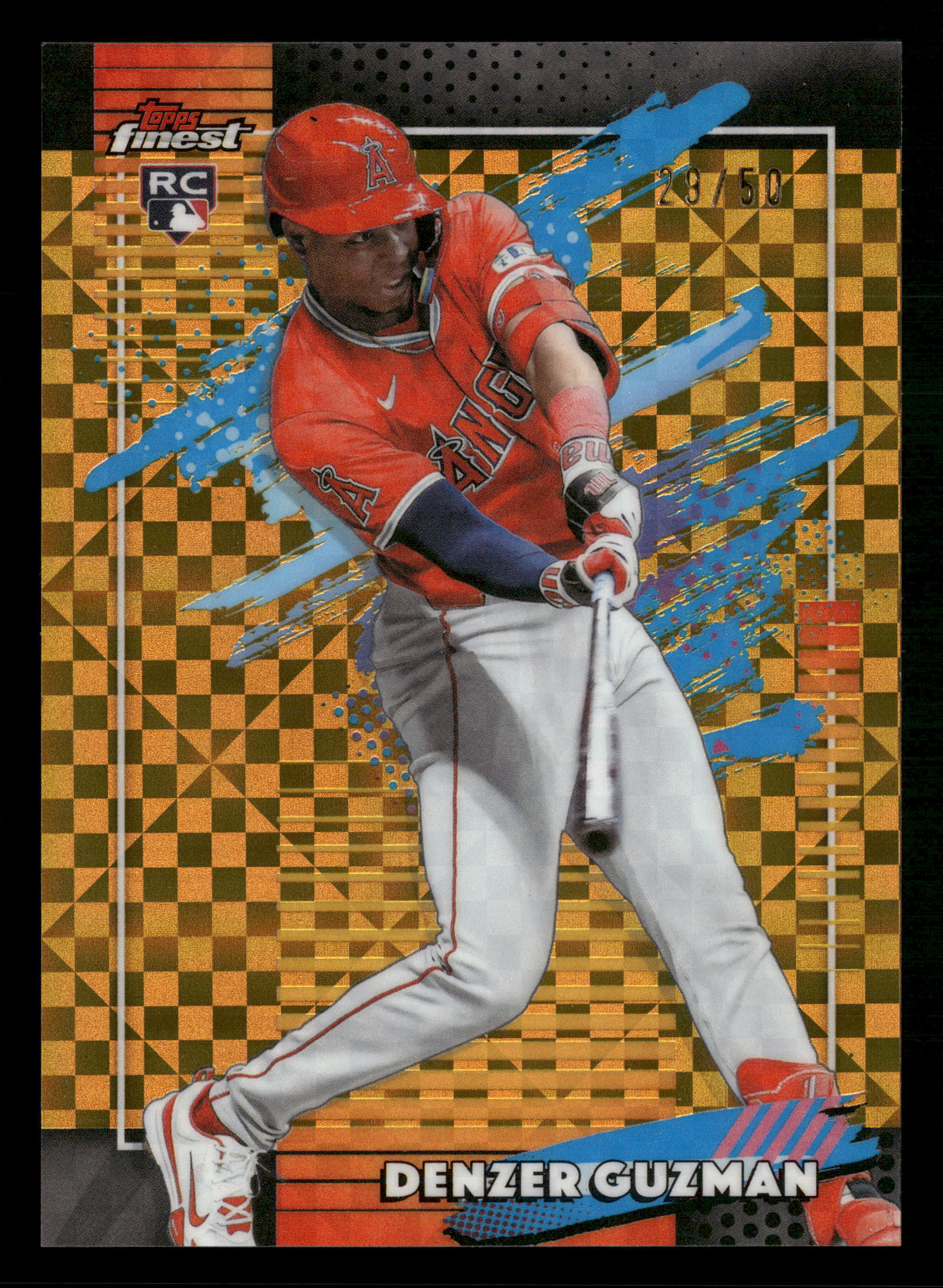 2026 Finest #133 Denzer Guzman Gold Geometric Refractors #/50