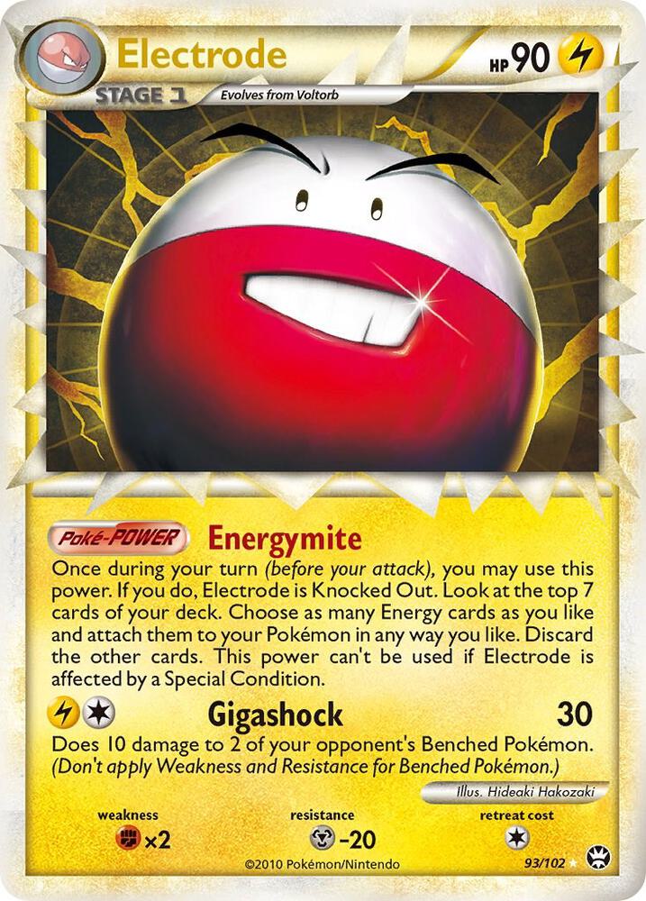 Electrode Prime 93/102 (Triumphant)  - Holofoil