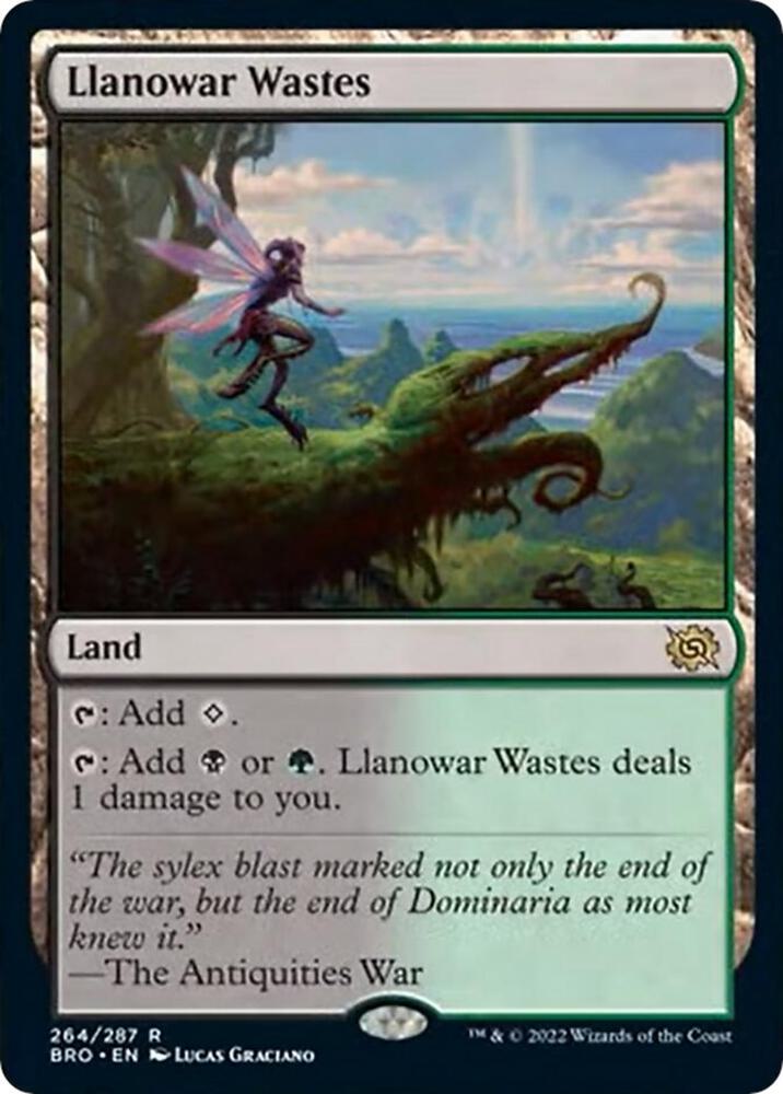 Llanowar Wastes 264 (The Brothers' War) 