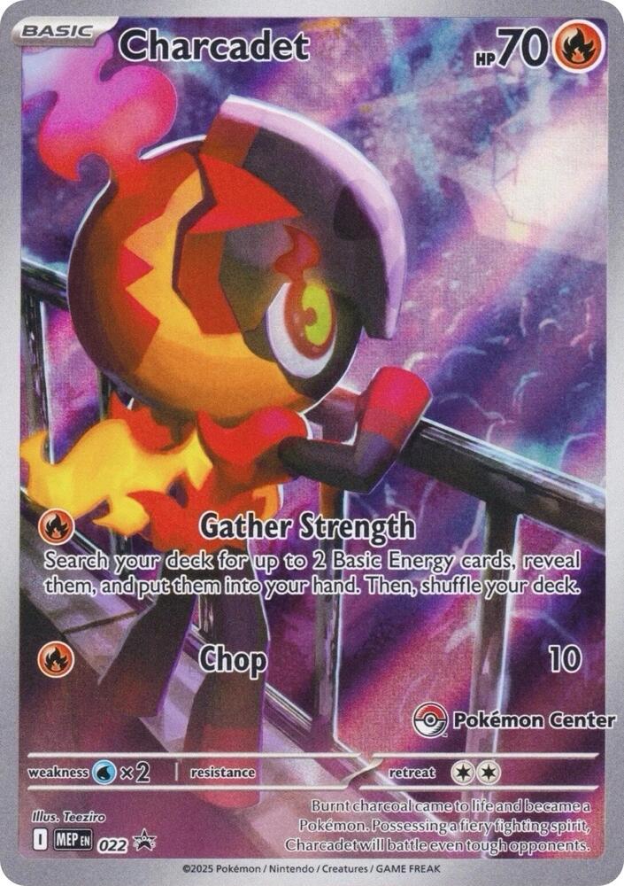 2025 Pokemon ME: Mega Evolution Promo 022 Charcadet - 022 (Pokemon Center Exclusive) Promo