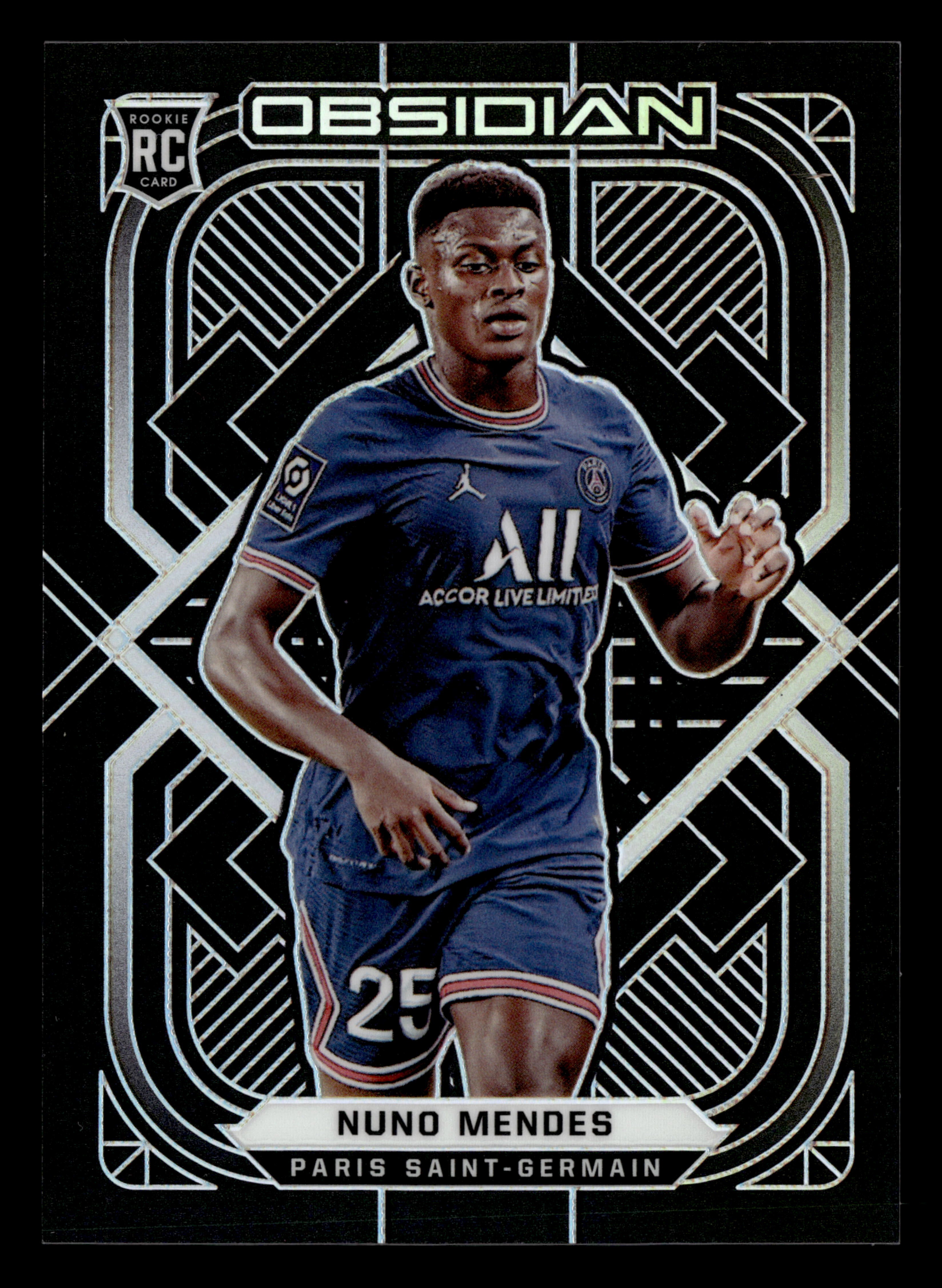2021-22 Panini Obsidian #15 Nuno Mendes #/105