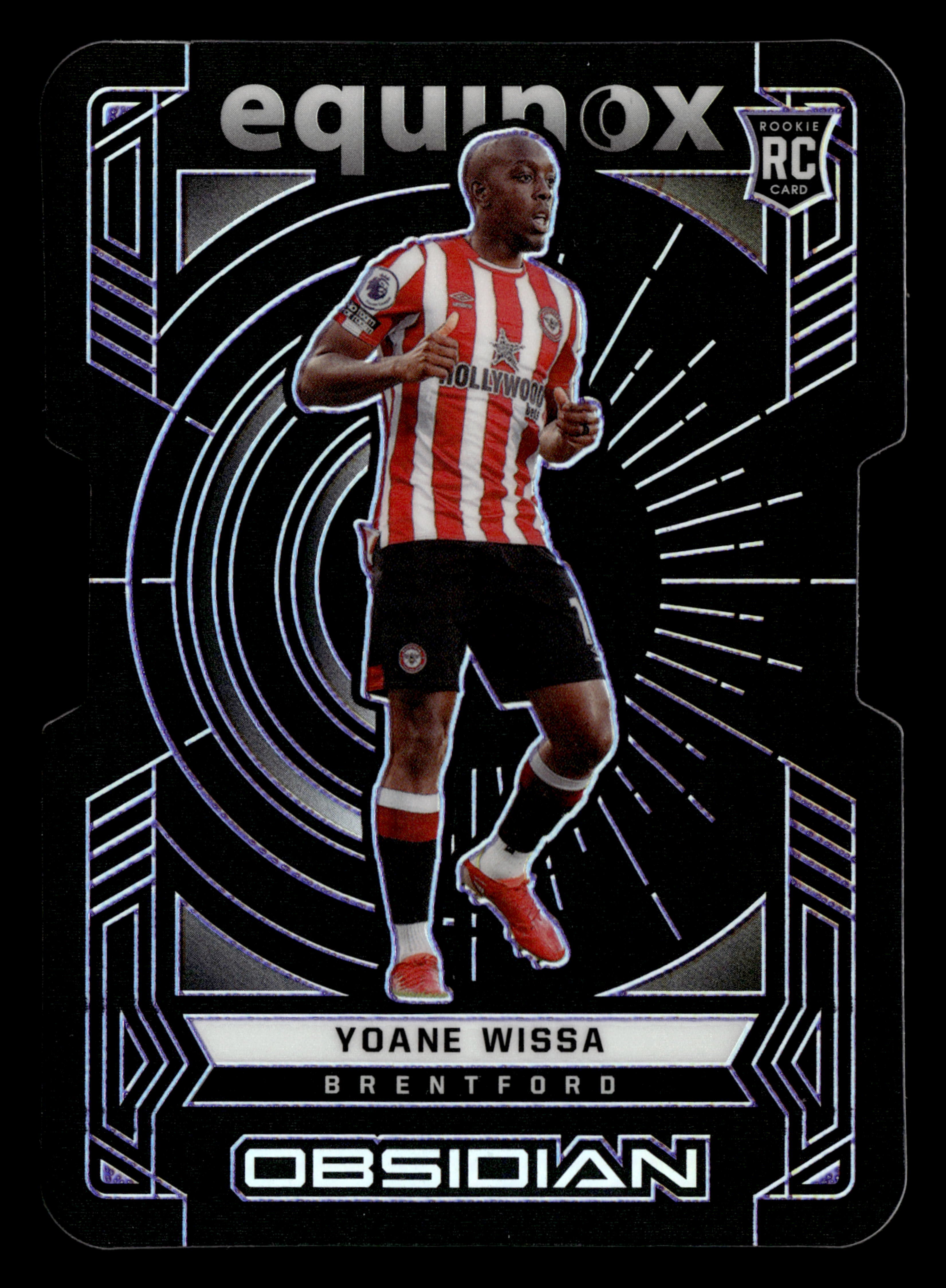 2021-22 Panini Obsidian #14 Yoane Wissa Equinox Electric Etch Purple #/60