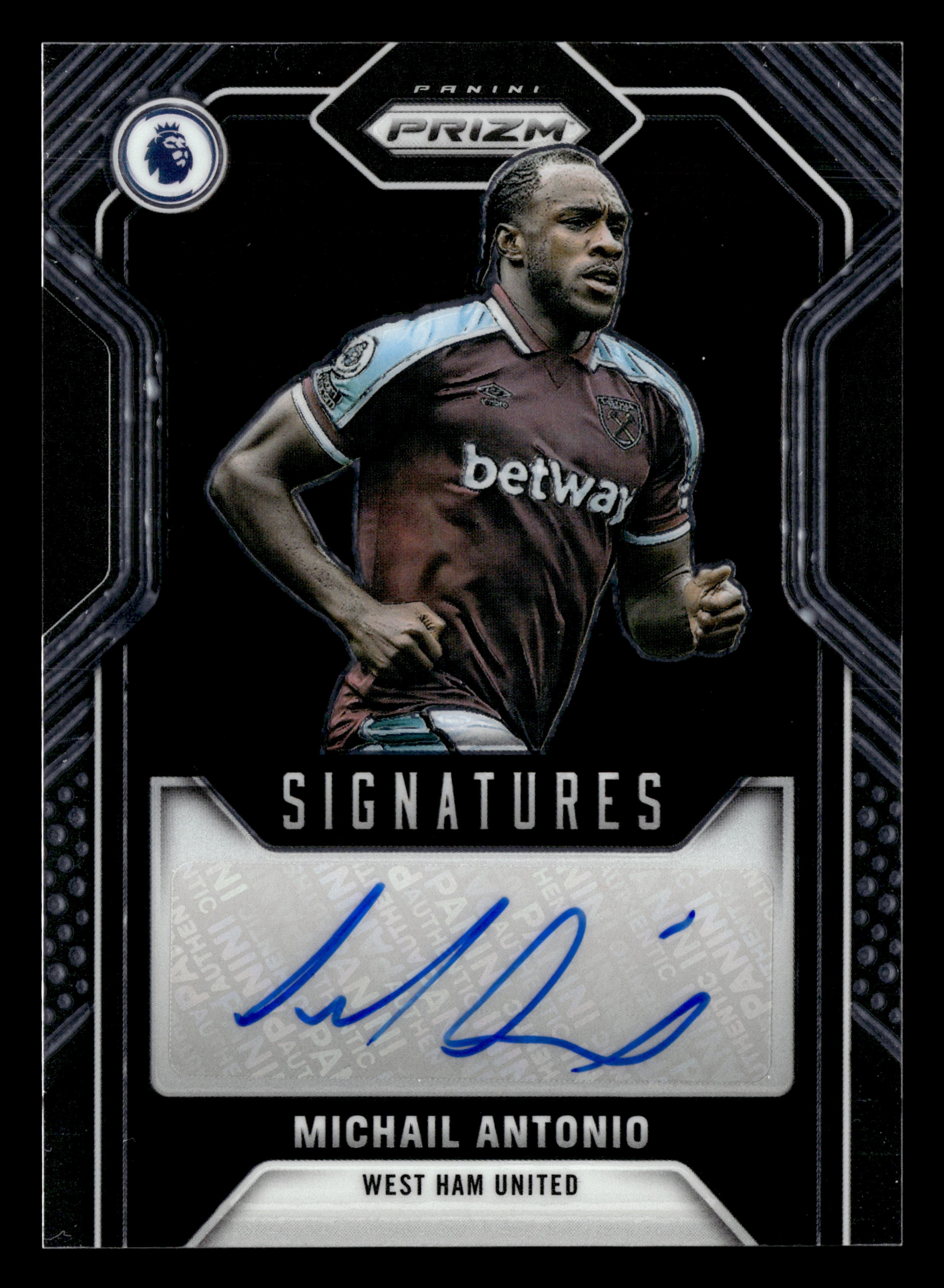 2021-22 Panini Prizm Premier League #S-MAN Michail Antonio Signatures